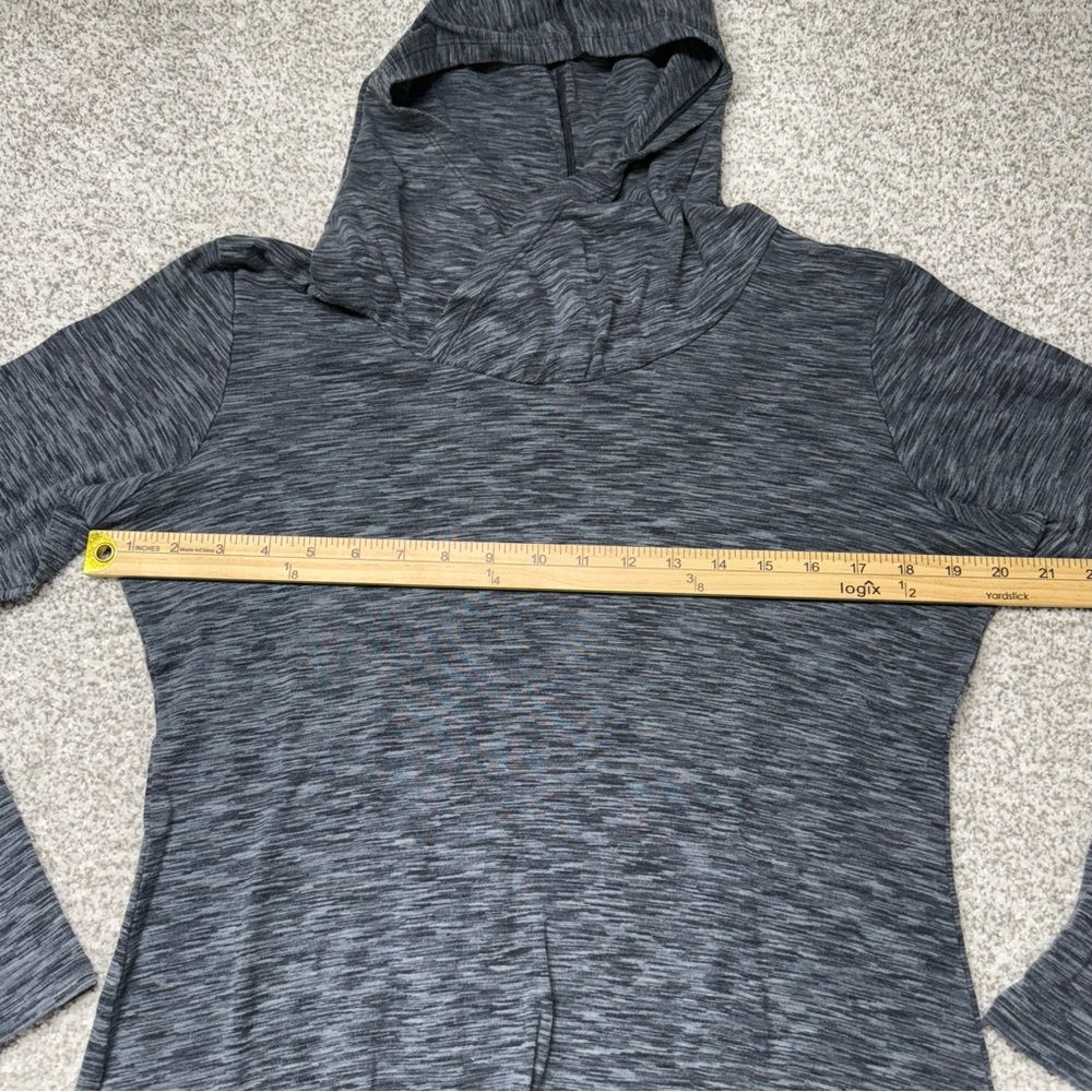 Women’s Columbia OuterSpaced Charcoal Gray White Hooded‎ Sweatshirt Size XL - Picture 6 of 7